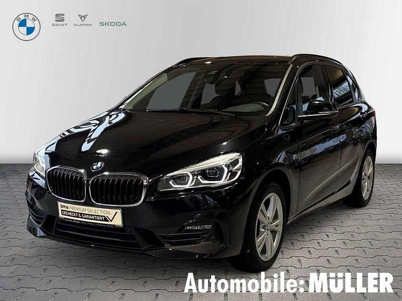 Schwarz Gebraucht 2020 BMW 218 Active Tourer Advantage Van / Kleinbus | 18.950 € (Fairer Preis) - Bild 1/4