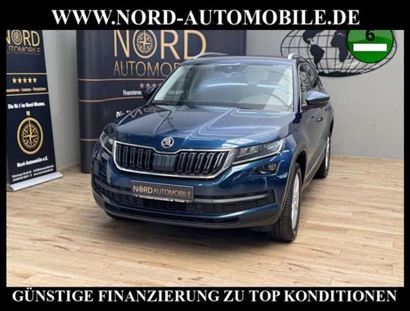 Lava blau metallic (metallic) Gebraucht 2020 Skoda Kodiaq Style SUV | 24.450 € (Guter Preis) - Bild 1/3