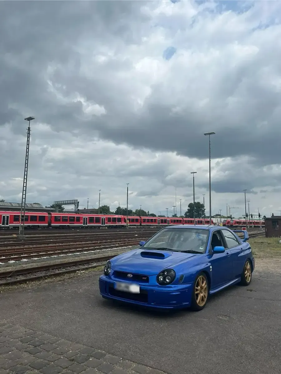 Gebraucht Subaru Impreza 265 PS (194 kW) 2002 Blau Limousine