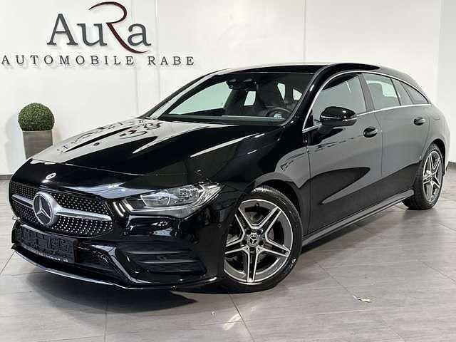 Nachtschwarz Gebraucht 2022 Mercedes CLA220 AMG line Limousine | 30.749 € (Superpreis) - Bild 1/4