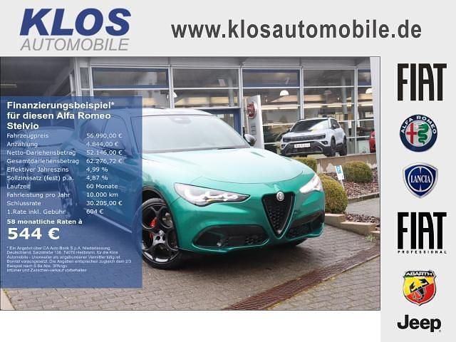 Verde montreal metallic speziallackierung (gruen) Neu 2025 Alfa Romeo Stelvio Premium SUV | 56.990 € - Bild 1/4