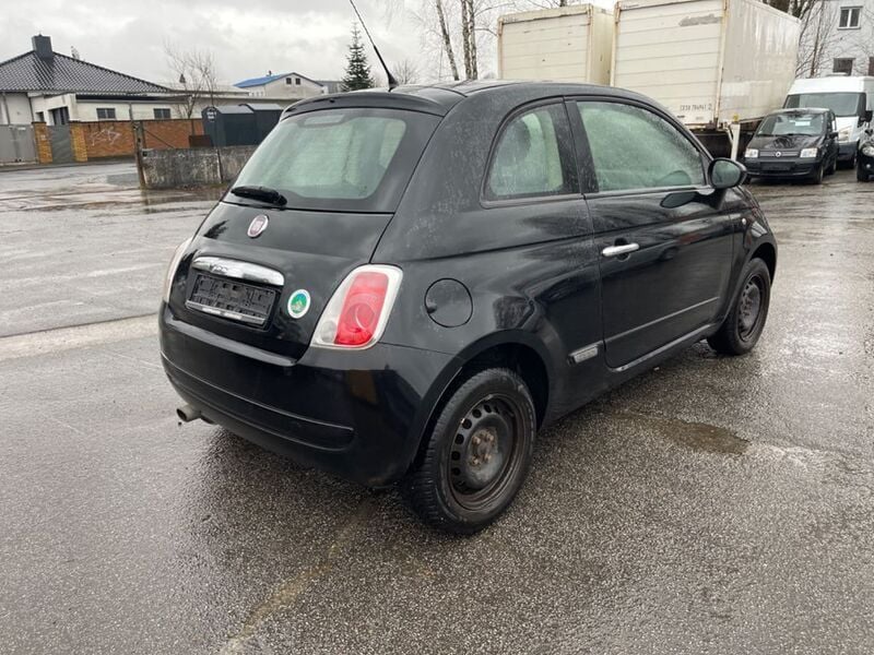 Gebraucht Fiat 500 Pop 69 PS (50 kW) 2009 Schwarz Kleinwagen
