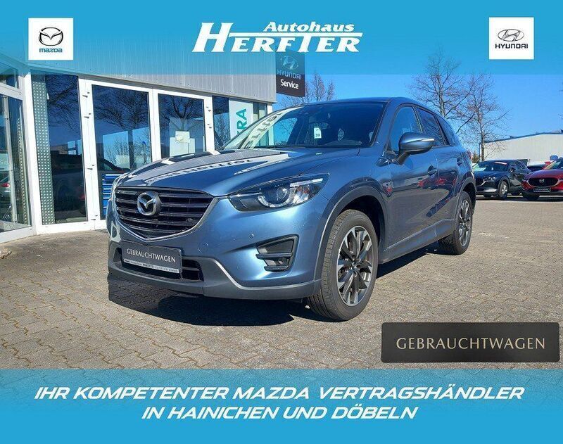 Blau Gebraucht 2017 Mazda CX-5 SUV | 19.740 € (Etwas zu teuer) - Bild 1/4