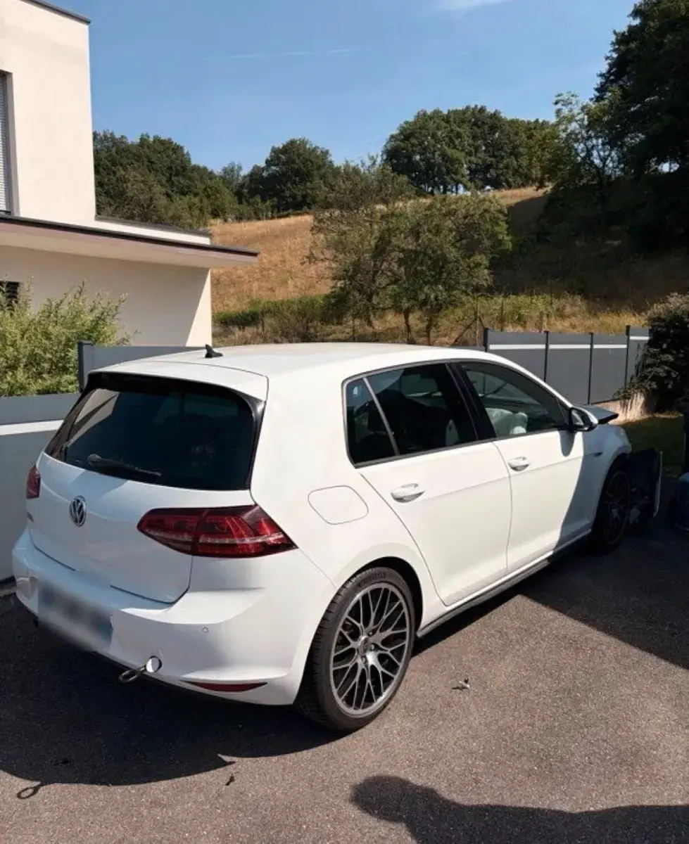 Gebraucht VW Golf VII GTD 2015 Weiß Kleinwagen