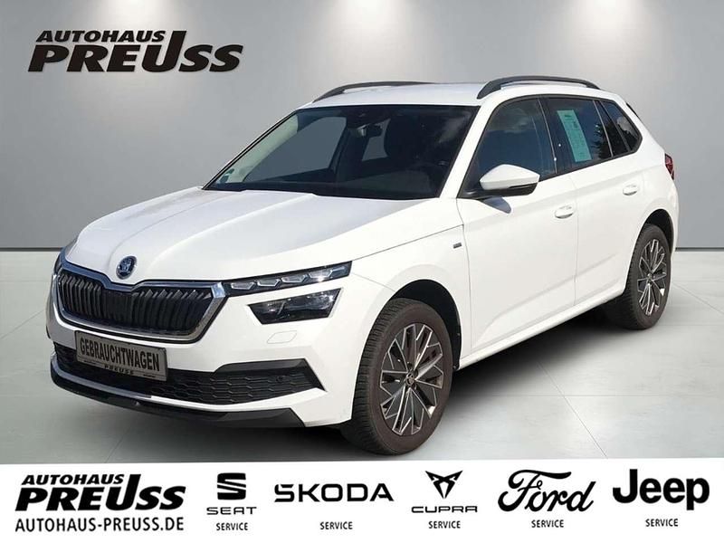 Moonweiss metallic Gebraucht 2021 Skoda Kamiq Clever SUV | 19.980 € (Etwas zu teuer) - Bild 1/4