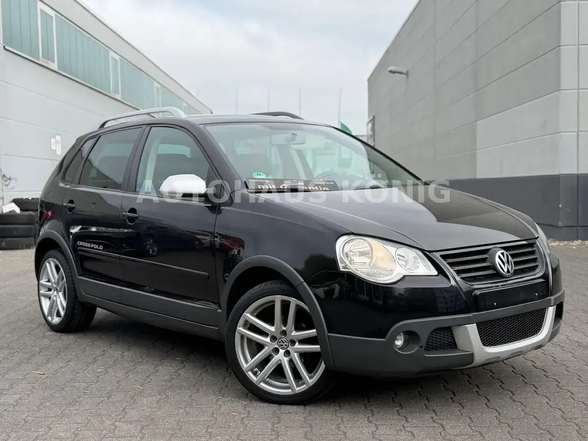Gebraucht VW Polo Cross 69 PS (50 kW) 2007 Schwarz Kleinwagen