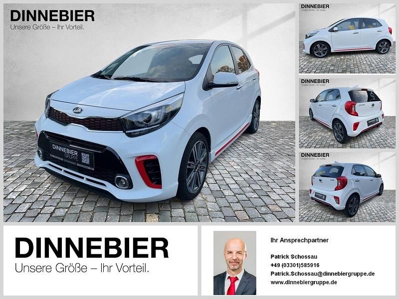 Schneeweiss Gebraucht 2020 Kia Picanto GT-Line Kleinwagen | 13.887 € (Fairer Preis) - Bild 1/3