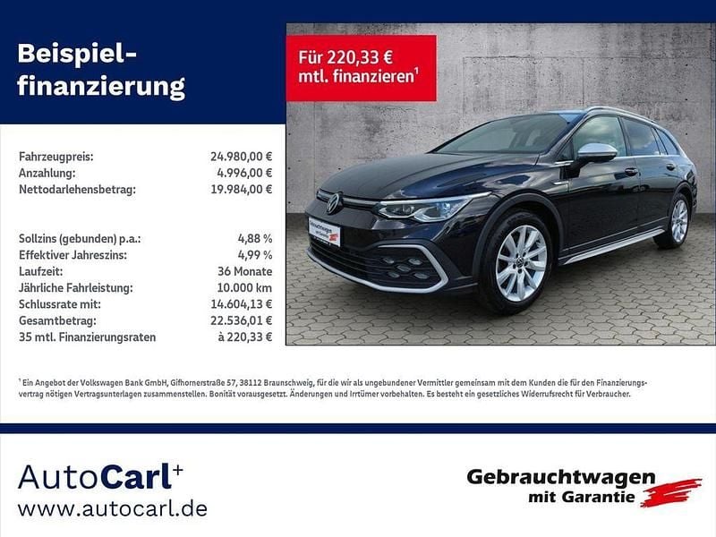 Schwarz Gebraucht 2022 VW Golf Alltrack Kombi | 24.980 € (Guter Preis) - Bild 1/4