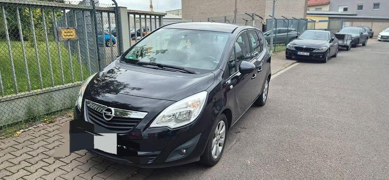 Gebraucht Opel Meriva Innovation 101 PS (74 kW) 2010 Schwarz Van / Kleinbus