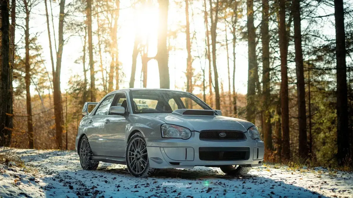 Second-hand Subaru Impreza 300 CP (220 kW) 2003 Argintiu Berlinǎ