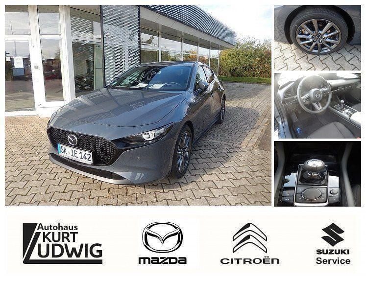 Polymetal gray Neu 2025 Mazda 3 Exclusive-Line Limousine | 28.490 € - Bild 1/4