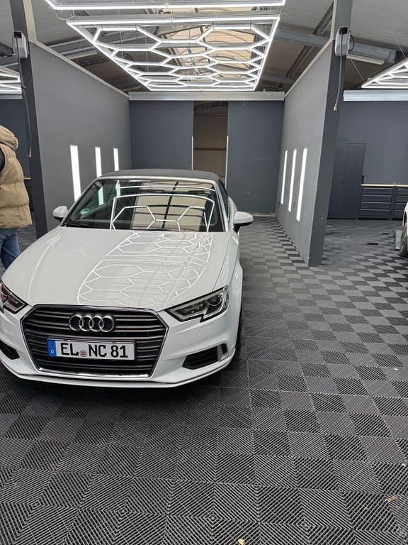 Weiß Gebraucht 2018 Audi A3 Cabriolet Sport Cabrio | 18.800 € (Fairer Preis) - Bild 1/4