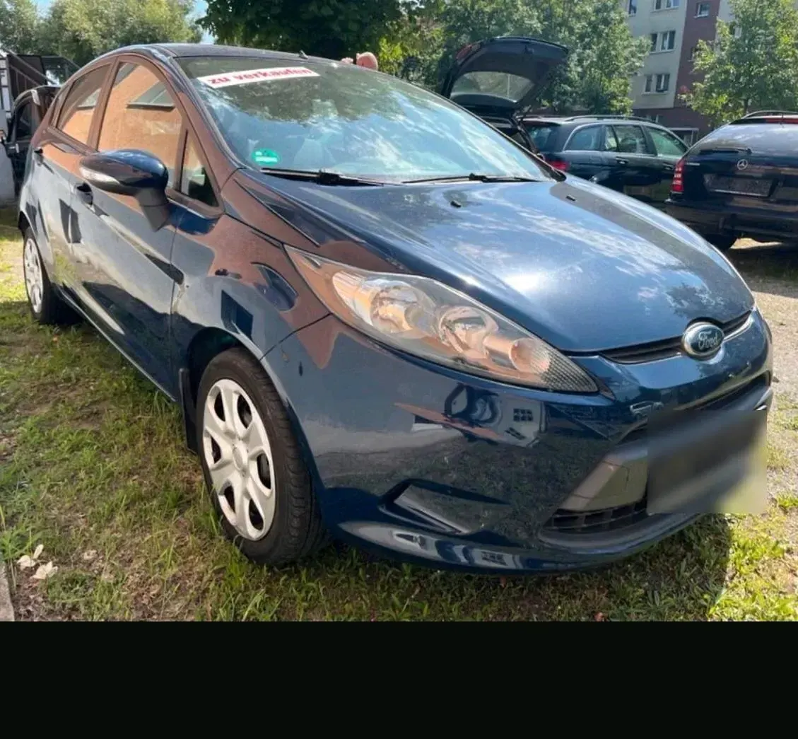 Gebraucht Ford Fiesta 76 PS (55 kW) 2009 Blau Kleinwagen