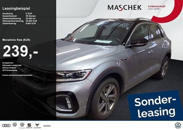 Gebraucht VW T-Roc R-line 150 PS (110 kW) 2024 Pyrit silber schwarz SUV