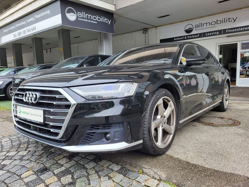 Schwarz Gebraucht 2018 Audi A8L S-Line Limousine | 48.000 € - Bild 1/4