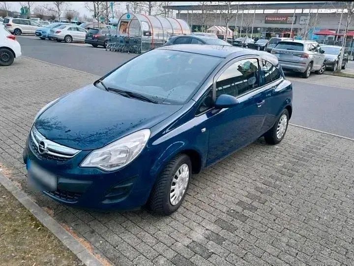 Gebraucht Opel Corsa Selection 69 PS (50 kW) 2012 Blau Kleinwagen