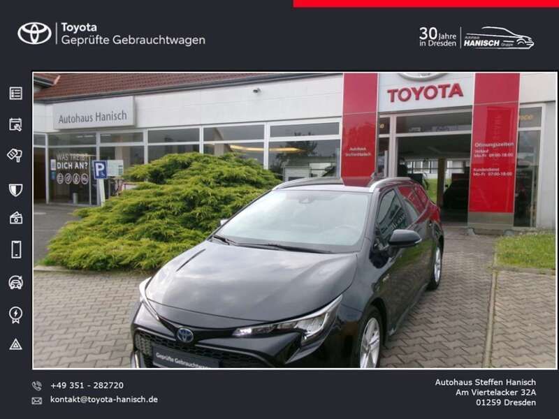 Mysticschwarz mica Gebraucht 2020 Toyota Corolla Comfort Kombi | 20.490 € (Fairer Preis) - Bild 1/4
