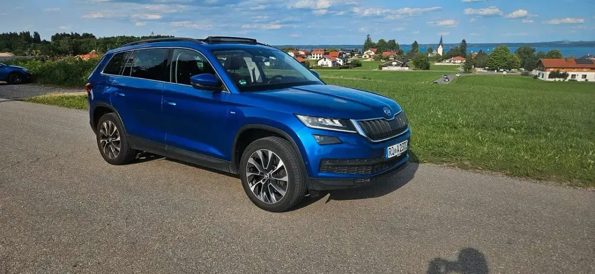 Gebraucht Skoda Kodiaq 200 PS (147 kW) 2021 Raceblau metallic SUV