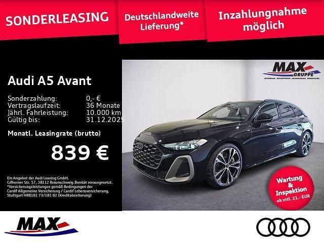 Mythosschwarz metallic Gebraucht 2025 Audi A5 Ambiente Coupé | 69.980 € (Fairer Preis) - Bild 1/3