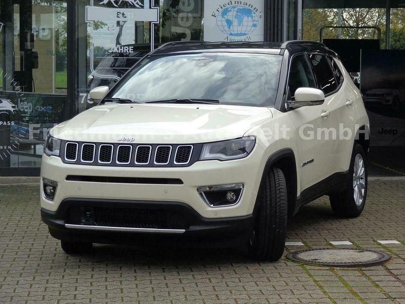 Weiß metallic Gebraucht 2020 Jeep Compass Limited SUV | 26.990 € (Teuer) - Bild 1/4