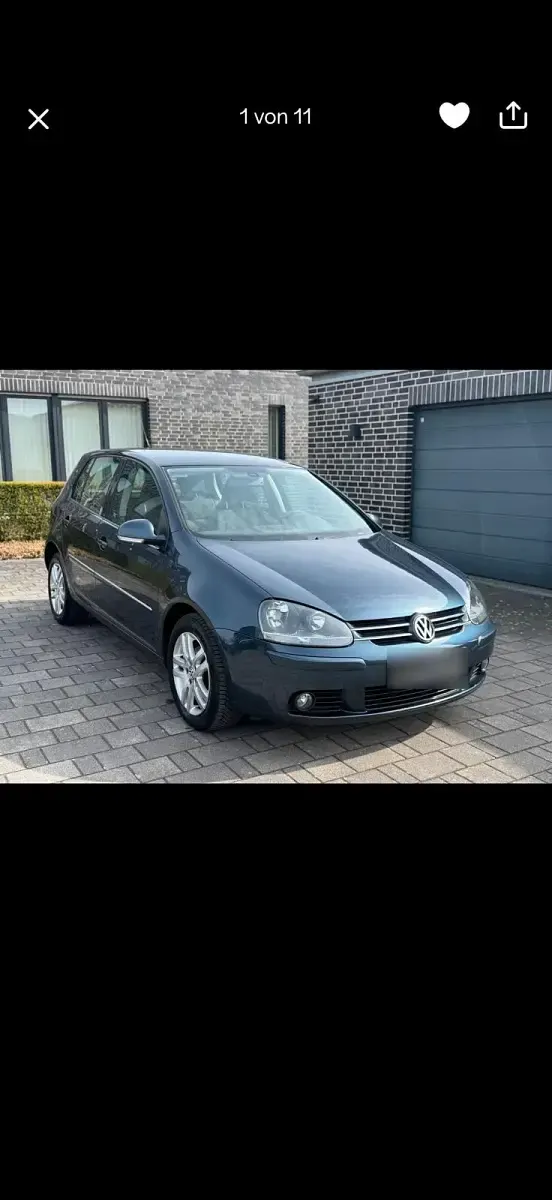 Gebraucht VW Golf V 102 PS (75 kW) 2008 Blau Limousine