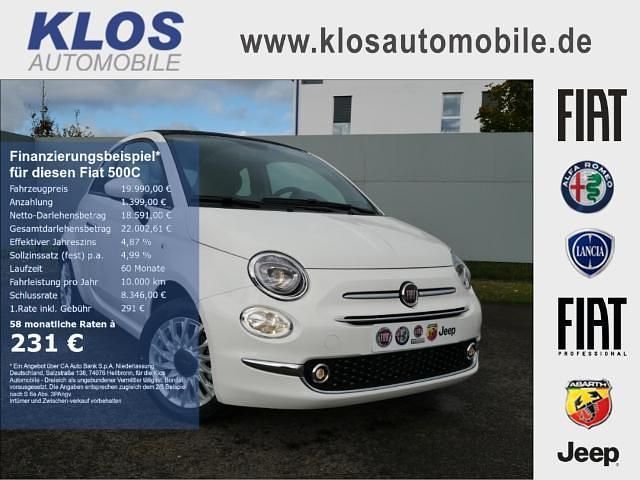 Gelato weiss Neu 2024 Fiat 500C Dolcevita Cabrio | 19.990 € (Etwas zu teuer) - Bild 1/4