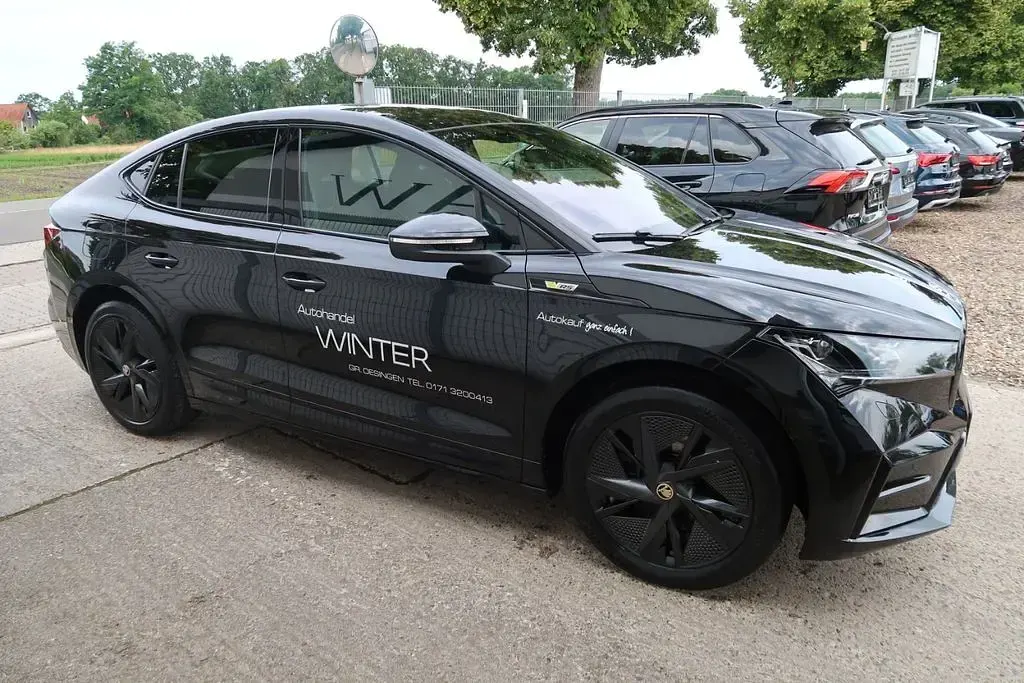 Gebraucht Skoda Enyaq iV Lounge 219 kW (299 PS) 2023 Schwarz SUV