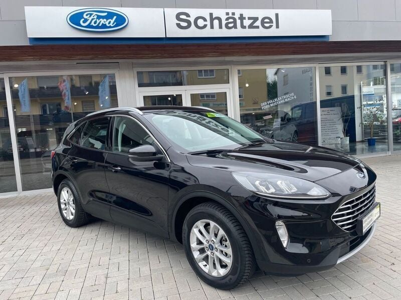 Schwarz Gebraucht 2021 Ford Kuga Titanium SUV | 24.900 € (Fairer Preis) - Bild 1/4