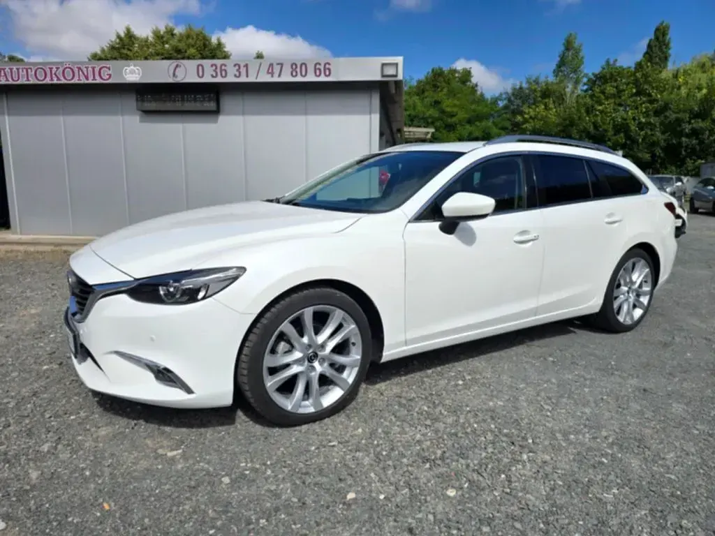 Gebraucht Mazda 6 Sports-Line 175 PS (128 kW) 2015 Weiß Kombi