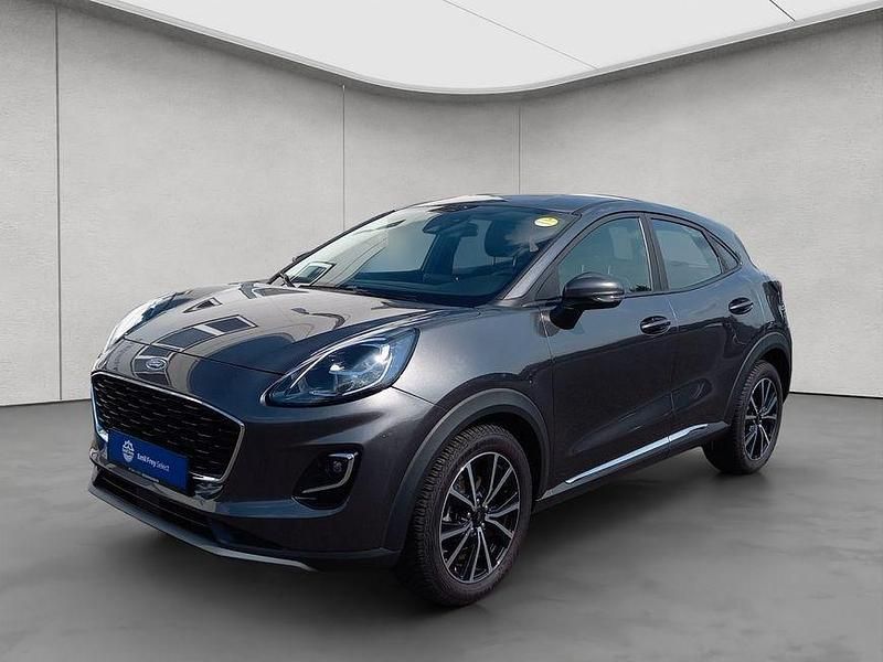 Magneticgrau (metallic) Gebraucht 2021 Ford Puma Titanium Limousine | 16.990 € (Guter Preis) - Bild 1/4
