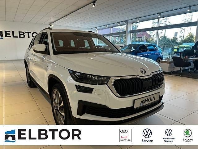 Moonweiss metallic Gebraucht 2021 Skoda Kodiaq Clever SUV | 28.980 € (Etwas zu teuer) - Bild 1/4