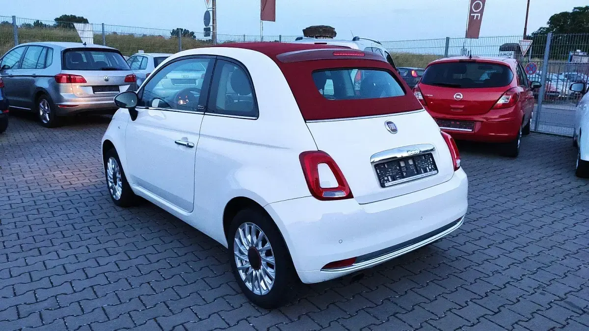 Gebraucht Fiat 500 Lounge 69 PS (50 kW) 2016 Weiß Cabrio