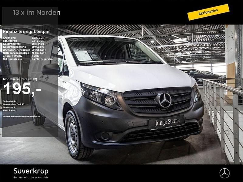 Gebraucht Mercedes e-Vito 85 kW (116 PS) 2021 Weiß Van / Kleinbus
