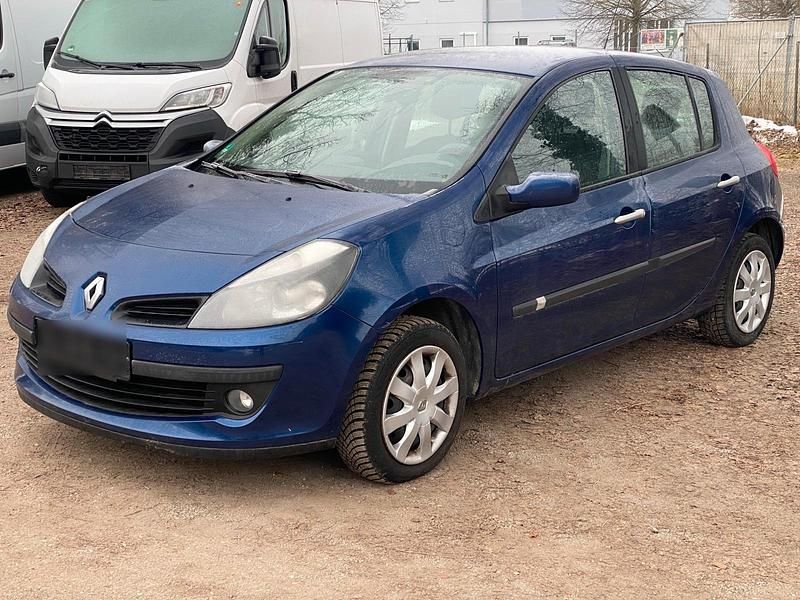 Gebraucht Renault Clio III Authentique 75 PS (55 kW) 2007 Blau Kleinwagen