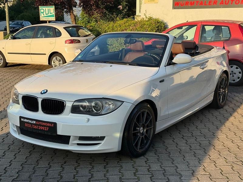 Weiß Gebraucht 2008 BMW 125 Cabriolet Cabrio | 10.290 € (Guter Preis) - Bild 1/4
