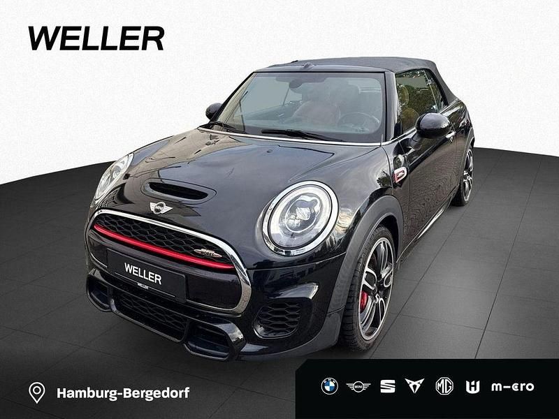 Midnight black (schwarz) Gebraucht 2018 Mini John Cooper Works Cabriolet Cabrio | 25.900 € (Fairer Preis) - Bild 1/4