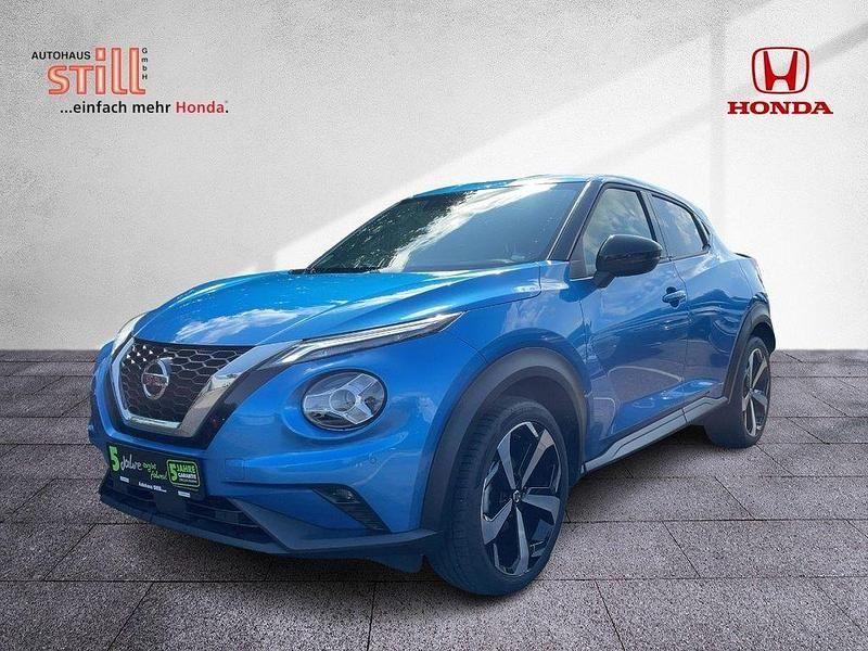 Vivid blue Gebraucht 2022 Nissan Juke 360º SUV | 18.980 € (Fairer Preis) - Bild 1/4