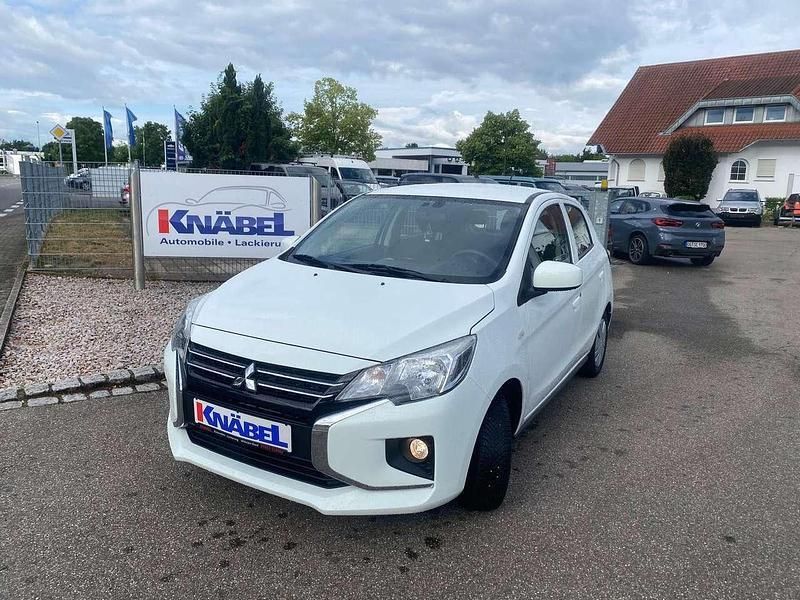 Weiß Gebraucht 2020 Mitsubishi Space Star Diamant Edition Kleinwagen | 7.100 € (Fairer Preis) - Bild 1/4