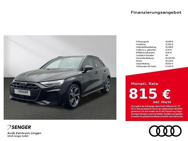 Schwarz Neu 2025 Audi A3 Sportback e-tron Comfort Limousine | 42.999 € (Guter Preis) - Bild 1/4