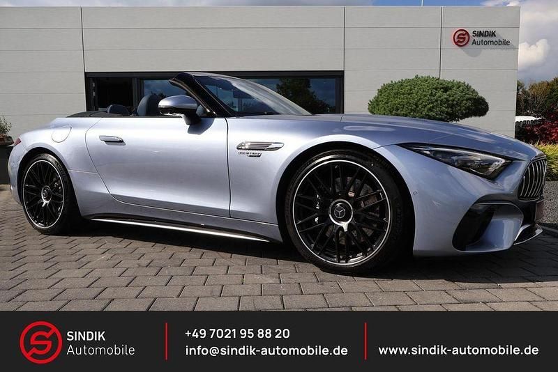 Blau Gebraucht 2023 Mercedes SL63 AMG AMG Cabrio | 143.980 € (Etwas zu teuer) - Bild 1/4