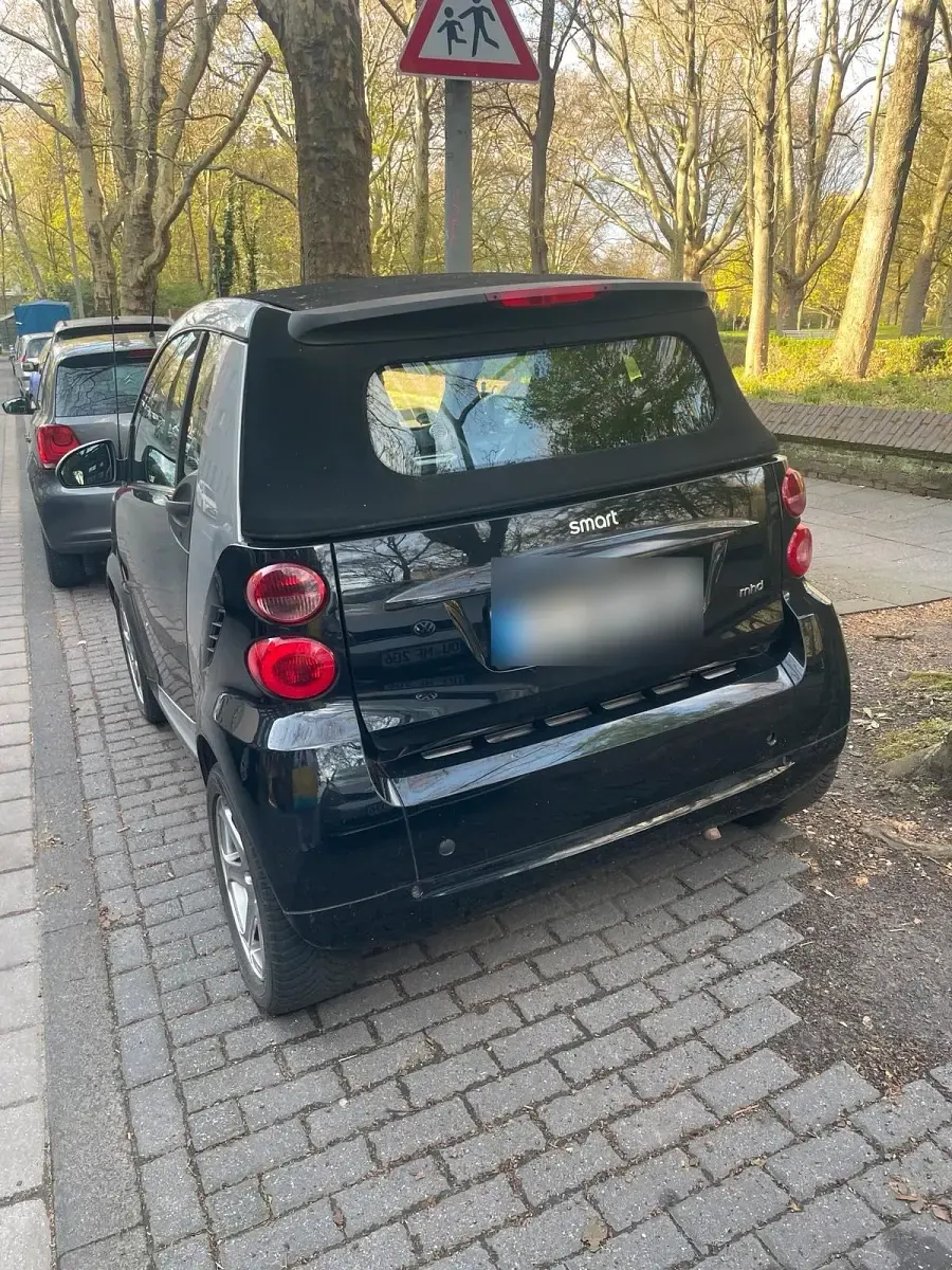 Brugt Smart ForTwo Cabrio 71 HK (52 kW) 2011 Sort Cabriolet