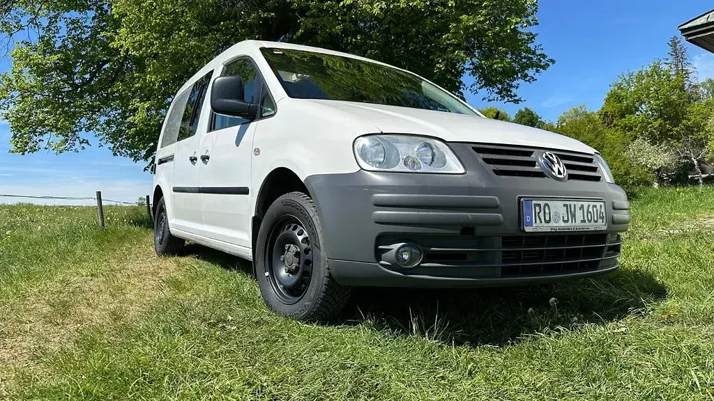 Gebraucht VW Caddy 105 PS (77 kW) 2009 Weiß Van / Kleinbus