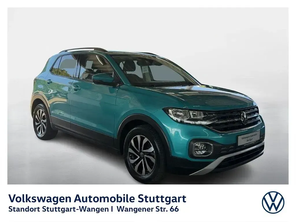 Gebraucht VW T-Cross Active 110 PS (80 kW) 2021 Makenatürkis metallic SUV