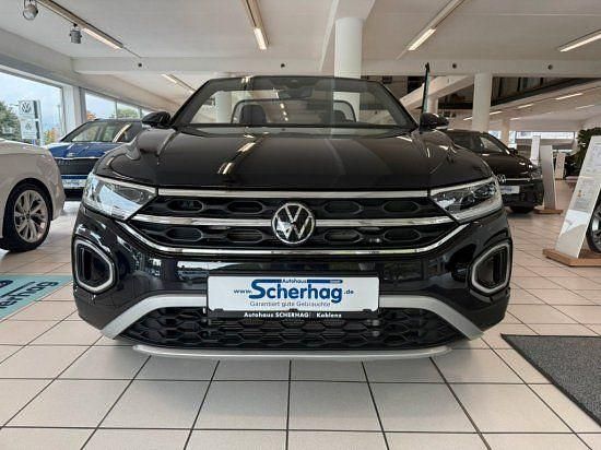Schwarz Gebraucht 2024 VW T-Roc Cabriolet Goal Cabrio | 33.470 € (Fairer Preis) - Bild 1/4