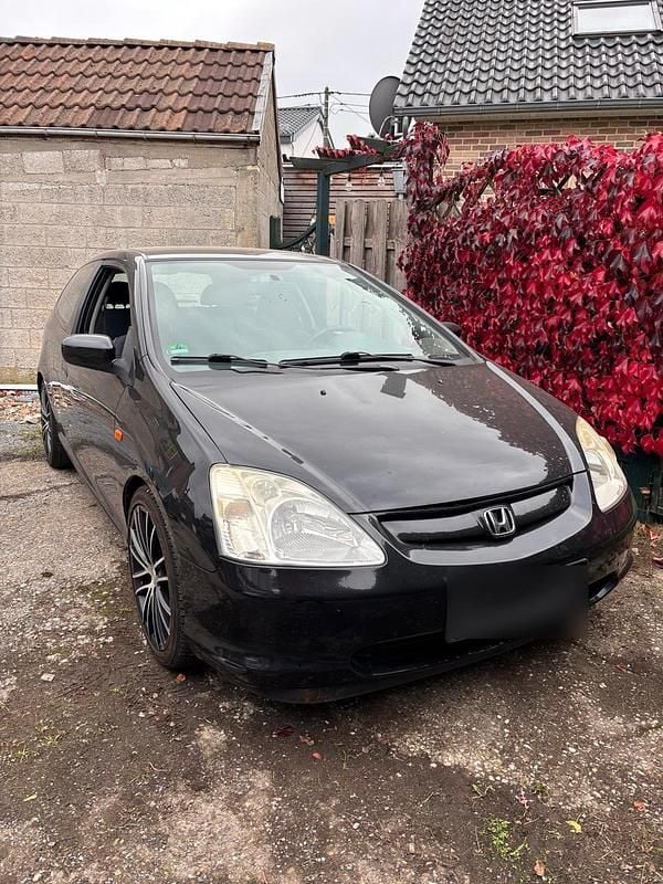Schwarz Gebraucht 2002 Honda Civic Coupé | 1.350 € (Fairer Preis) - Bild 1/4