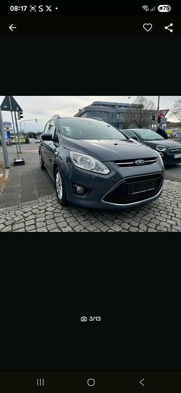 Grau Gebraucht 2014 Ford C-MAX Van / Kleinbus | 8.200 € (Teuer) - Bild 1/4