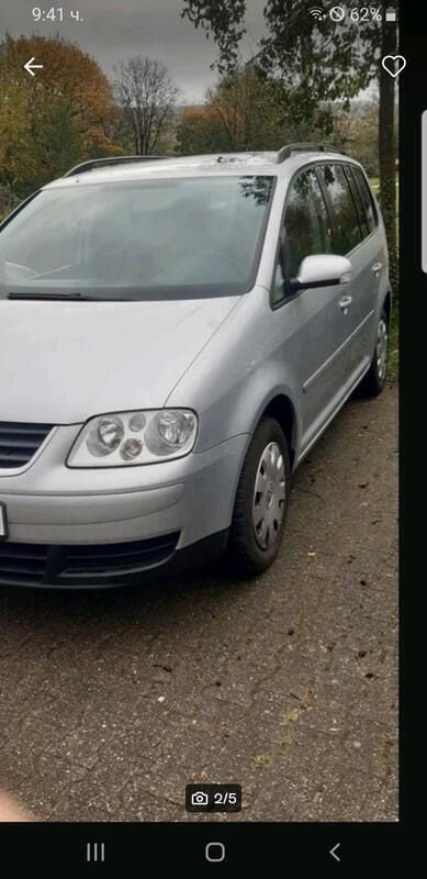 Silber Gebraucht 2003 VW Touran Van / Kleinbus | 999 € (Superpreis) - Bild 1/4