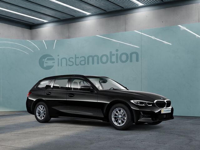 Schwarz Gebraucht 2021 BMW 320 Sport Line Kombi | 29.180 € (Guter Preis) - Bild 1/2