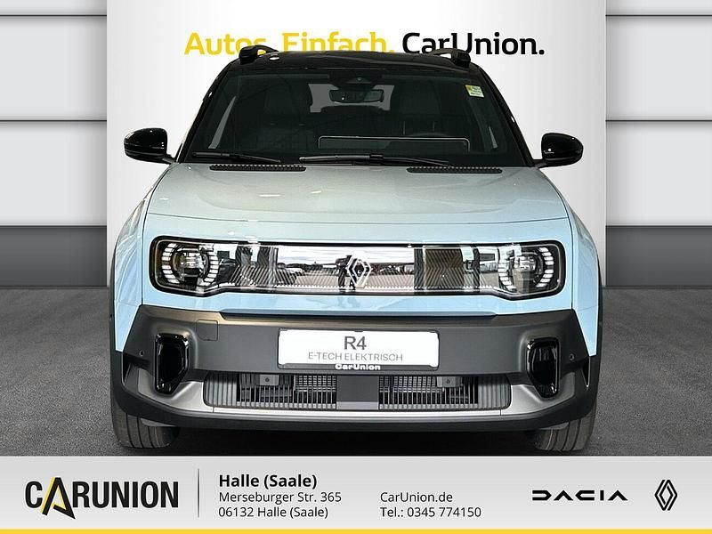 Neu Renault 4 E-Tech Iconic 110 kW (150 PS) 2025 Kumulusblau, black pearlschwarz metallic SUV