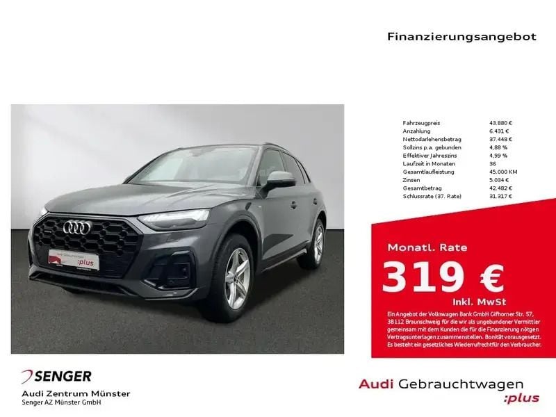 Grau Gebraucht 2023 Audi Q5 S-Line SUV | 43.880 € (Guter Preis) - Bild 1/1